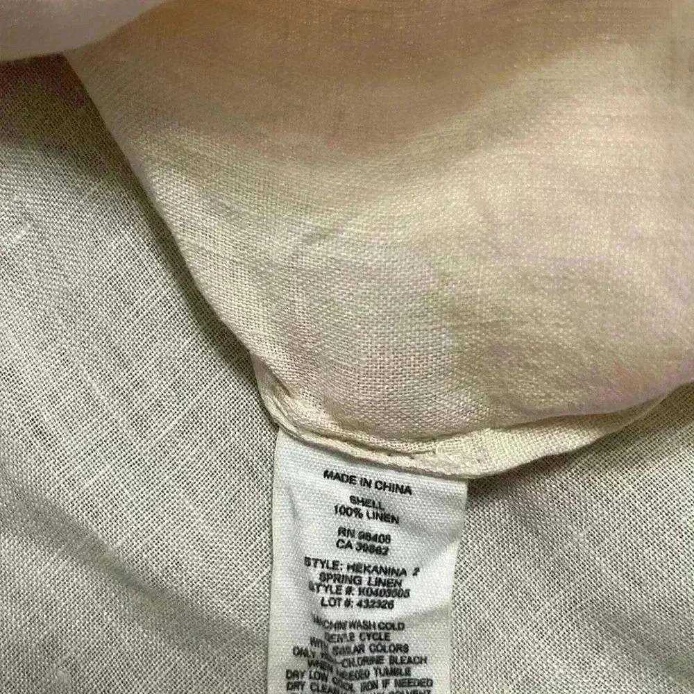 Theory Tie-Front Shirt in Linen-Tencel - Picture 11 of 11